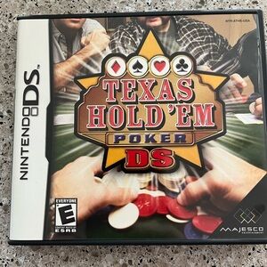 Texas Hold ‘EM Poker Nintendo DS game in original case with original booklets